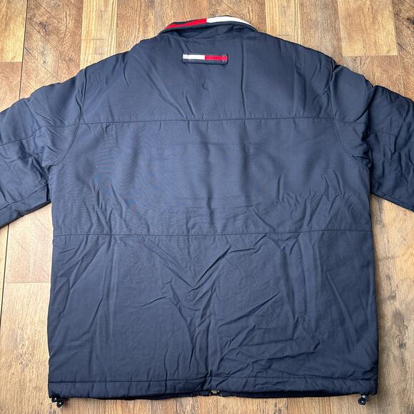 Vintage Tommy Hilfiger Jacket Men's Large Blue Waterproof Expedition Hiking 5303 - Picture 11 of 16